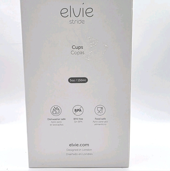 Elvie Stride Secure Breast Milk Collection Cups 2 Pack 5oz NEW  Breast Feeding - Picture 2 of 11